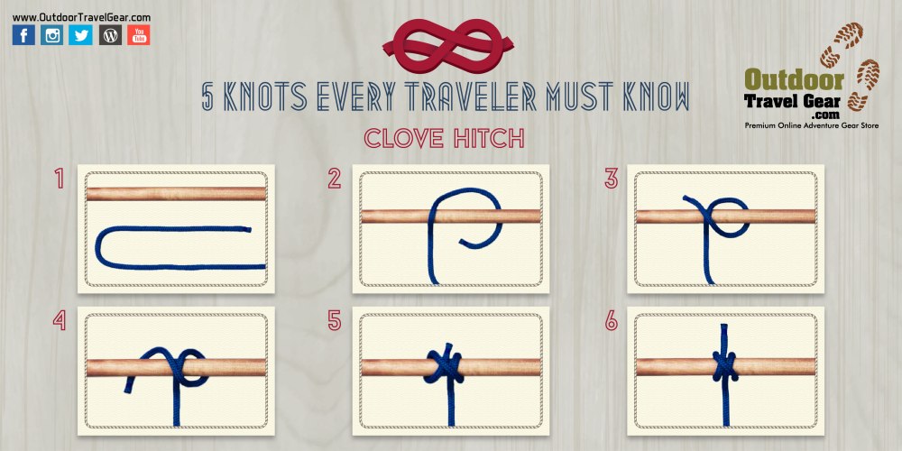 OTG 5 Knots Every Traveller Must Know_Clove Hitch_1